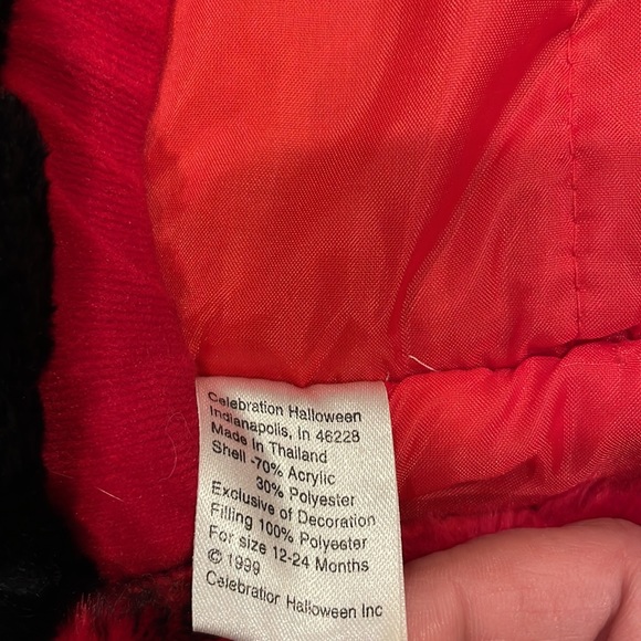 Ladybug Halloween costume size 12-24 months plush - Picture 3 of 5